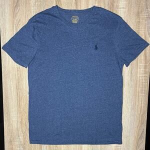 Polo Ralph Lauren T-Shirt Mens Medium Blue Short Sleeve Crew Neck Cotton